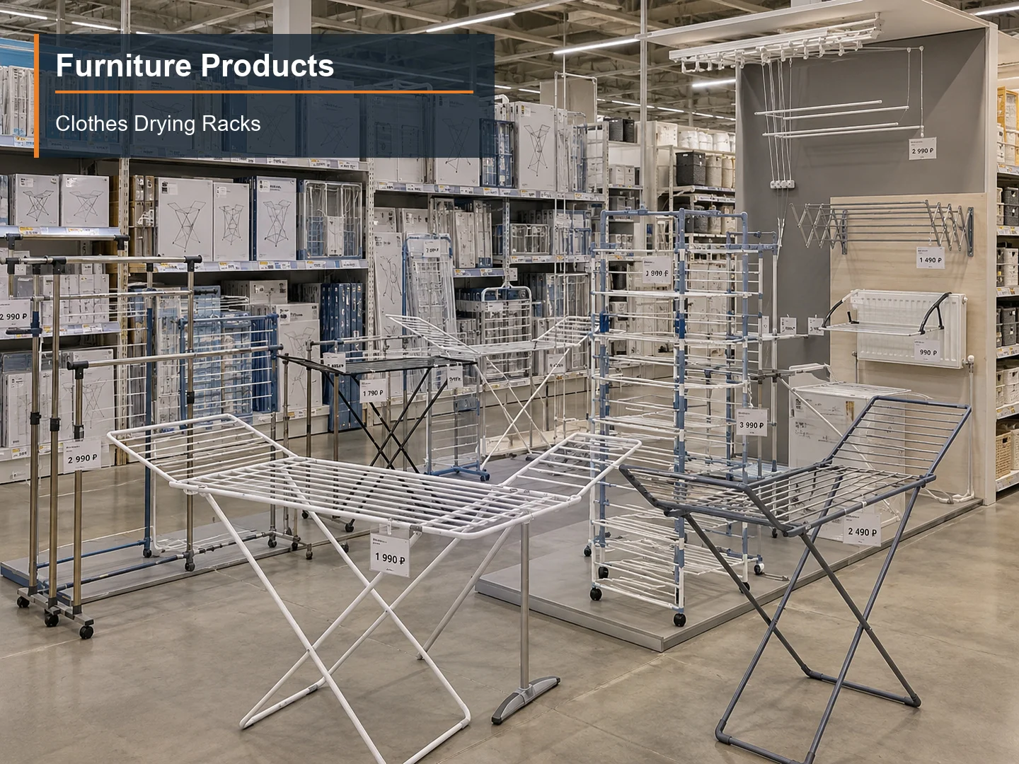 Clothes Drying Racks numbered subcategory photograph