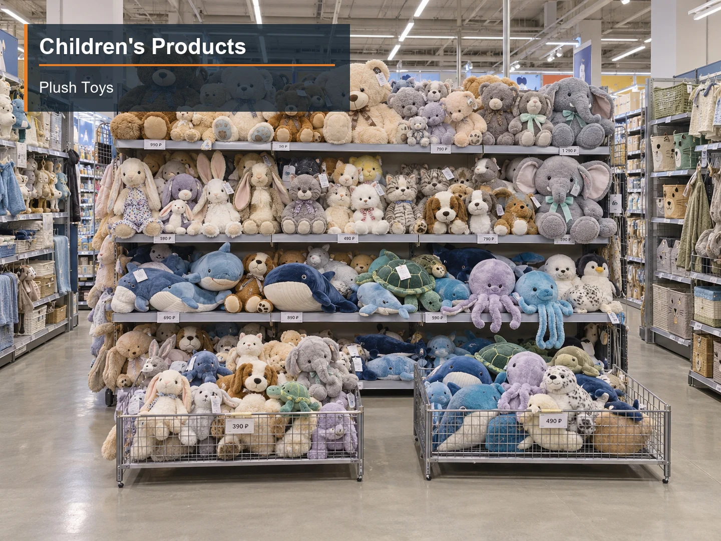Plush Toys numbered subcategory photograph