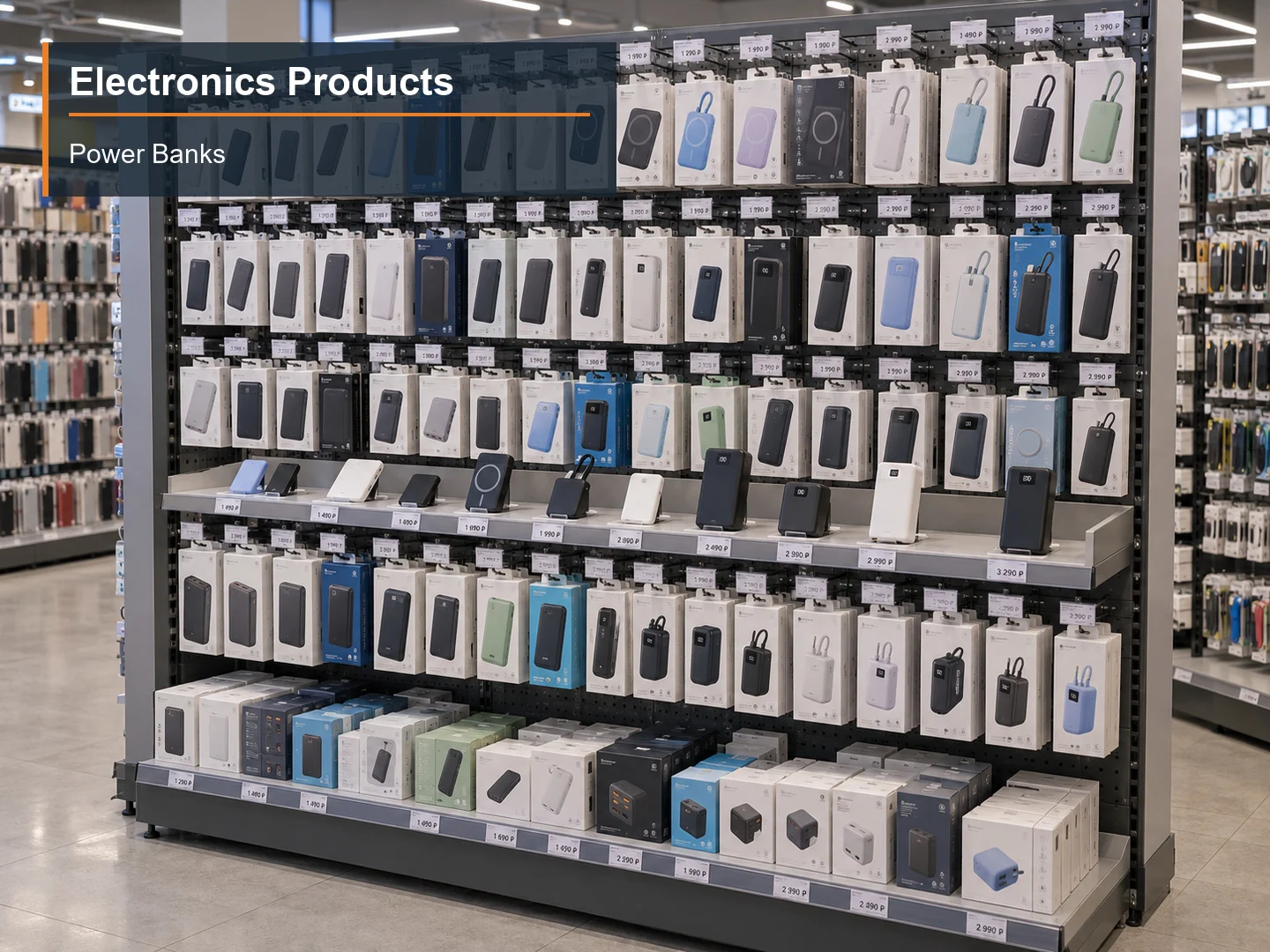 Power Banks numbered subcategory photograph