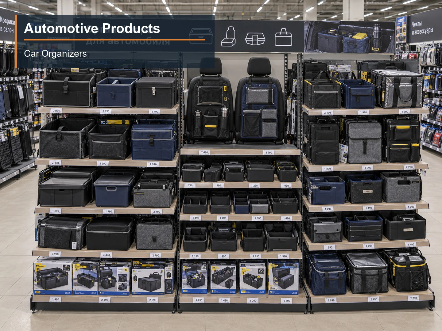 Car Organizers numbered subcategory photograph
