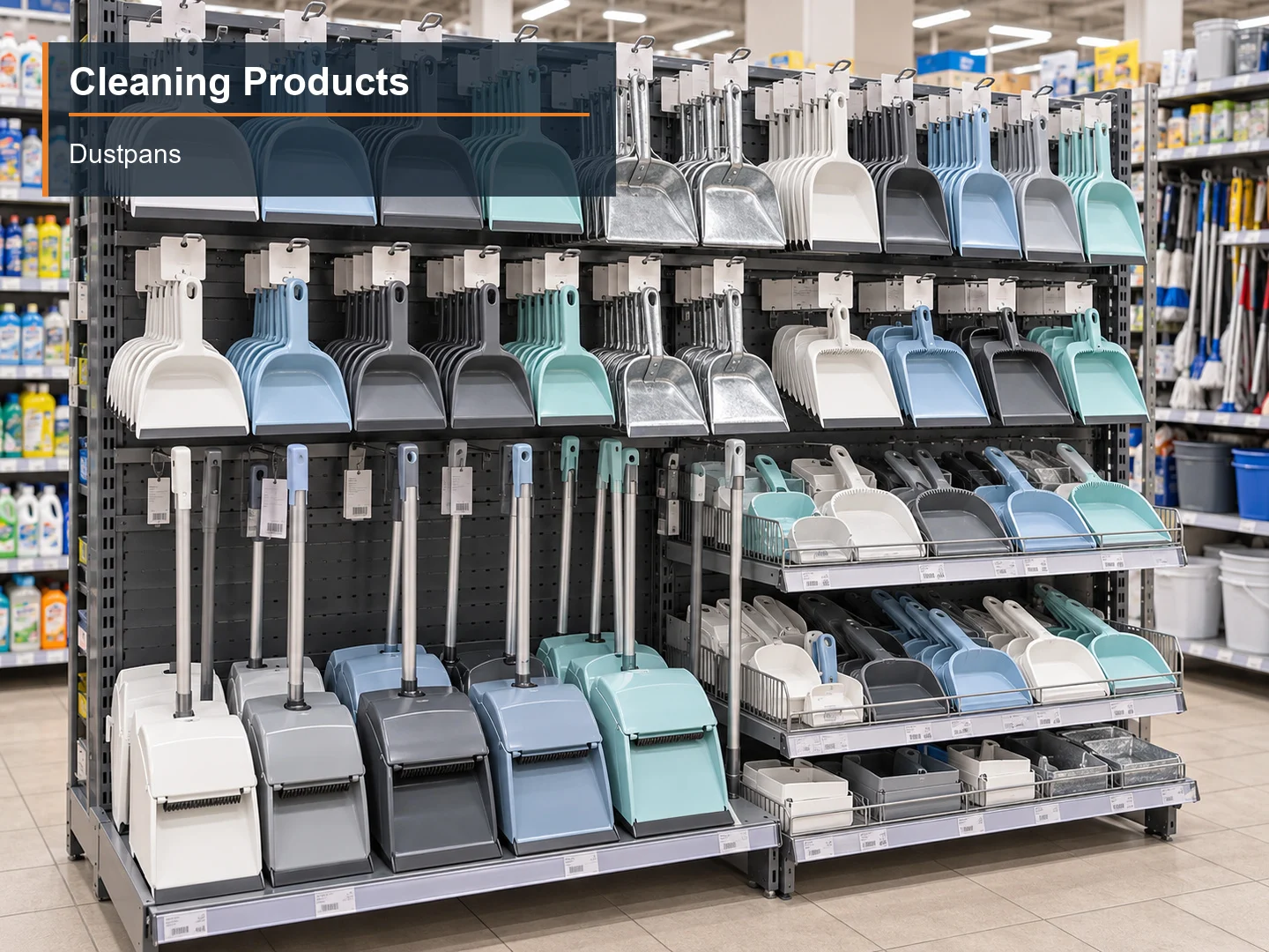 Dustpans numbered subcategory photograph