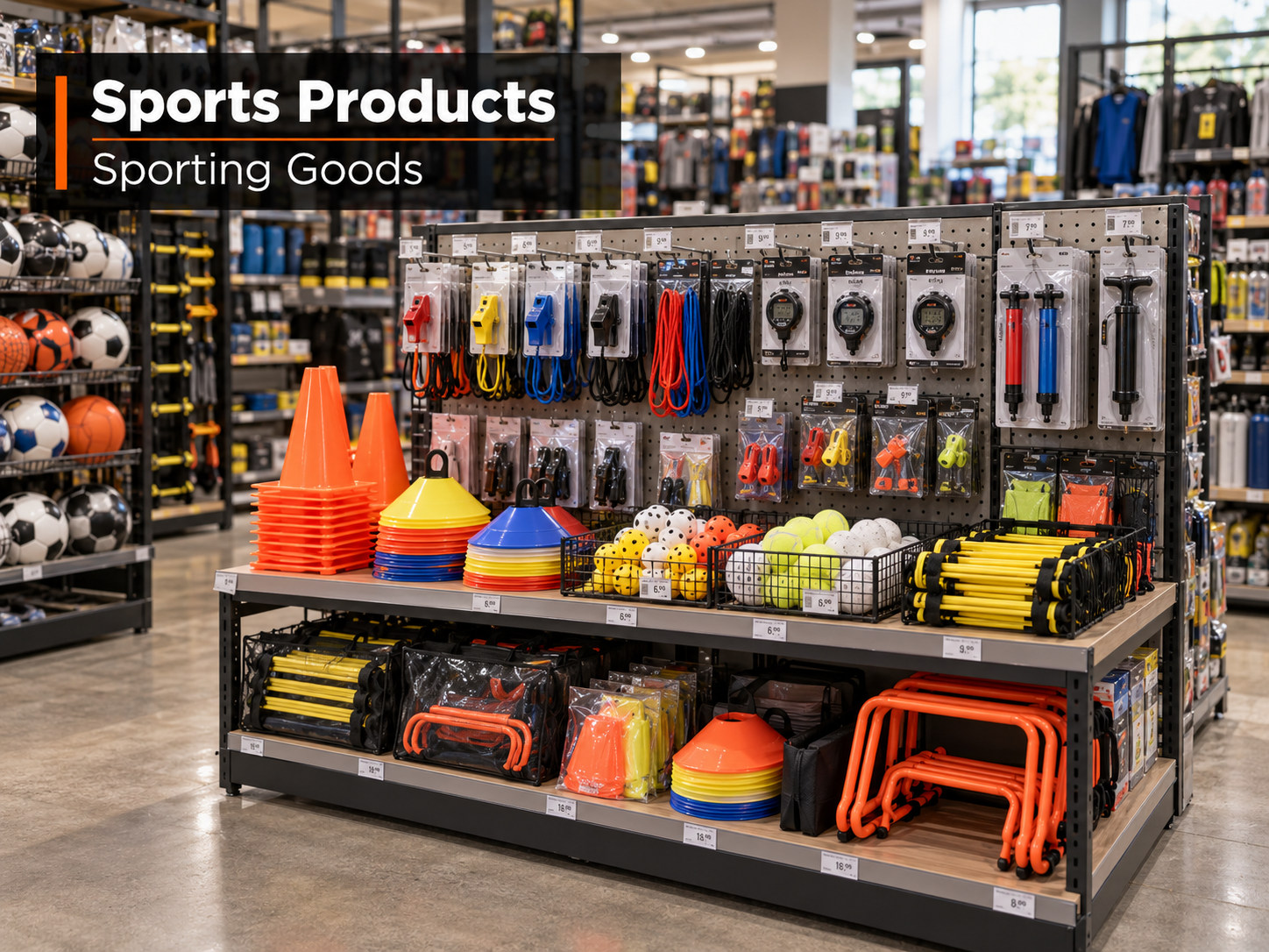 Sporting Goods numbered subcategory photograph