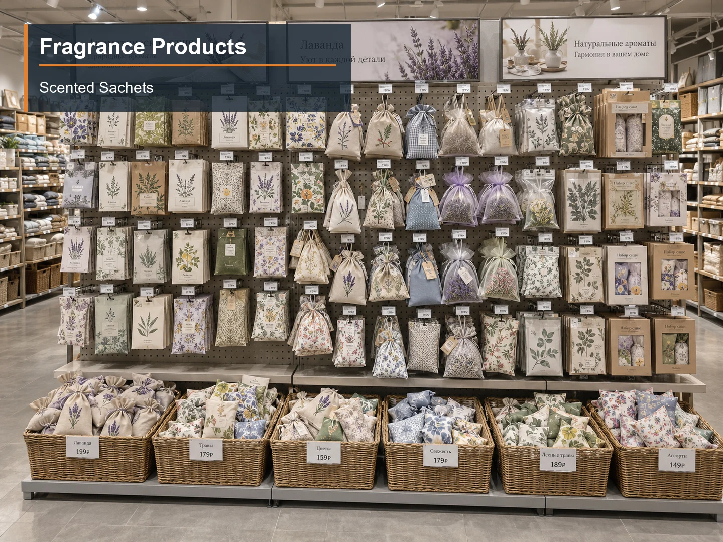 Scented Sachets numbered subcategory photograph