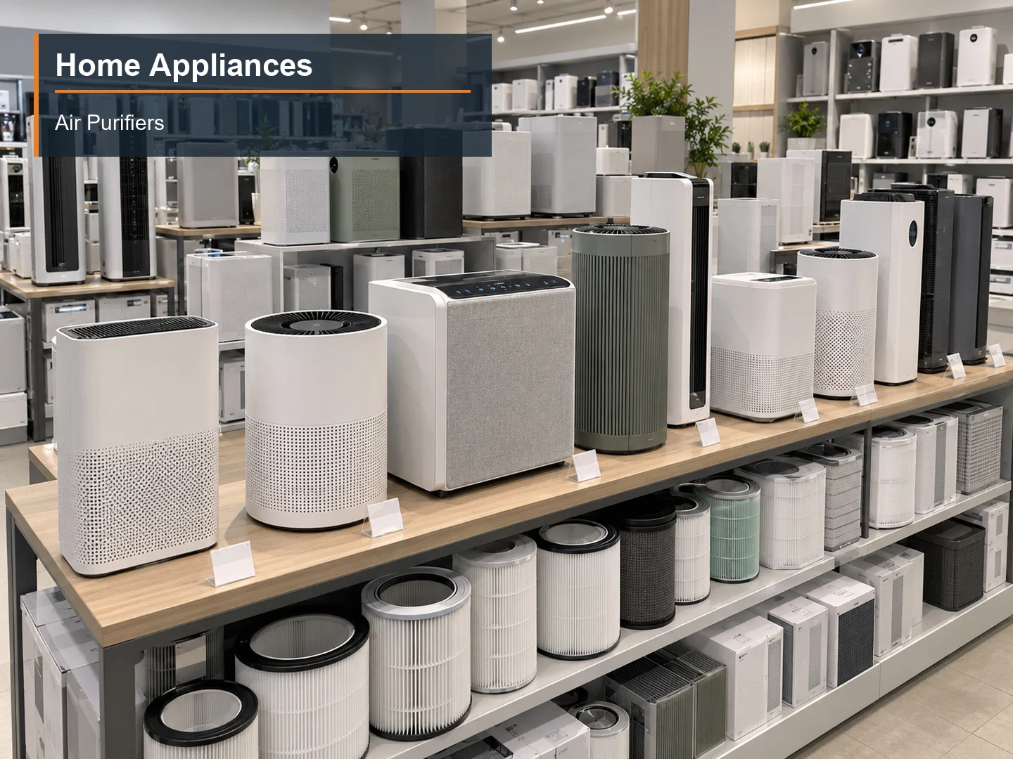 Air Purifiers numbered subcategory photograph