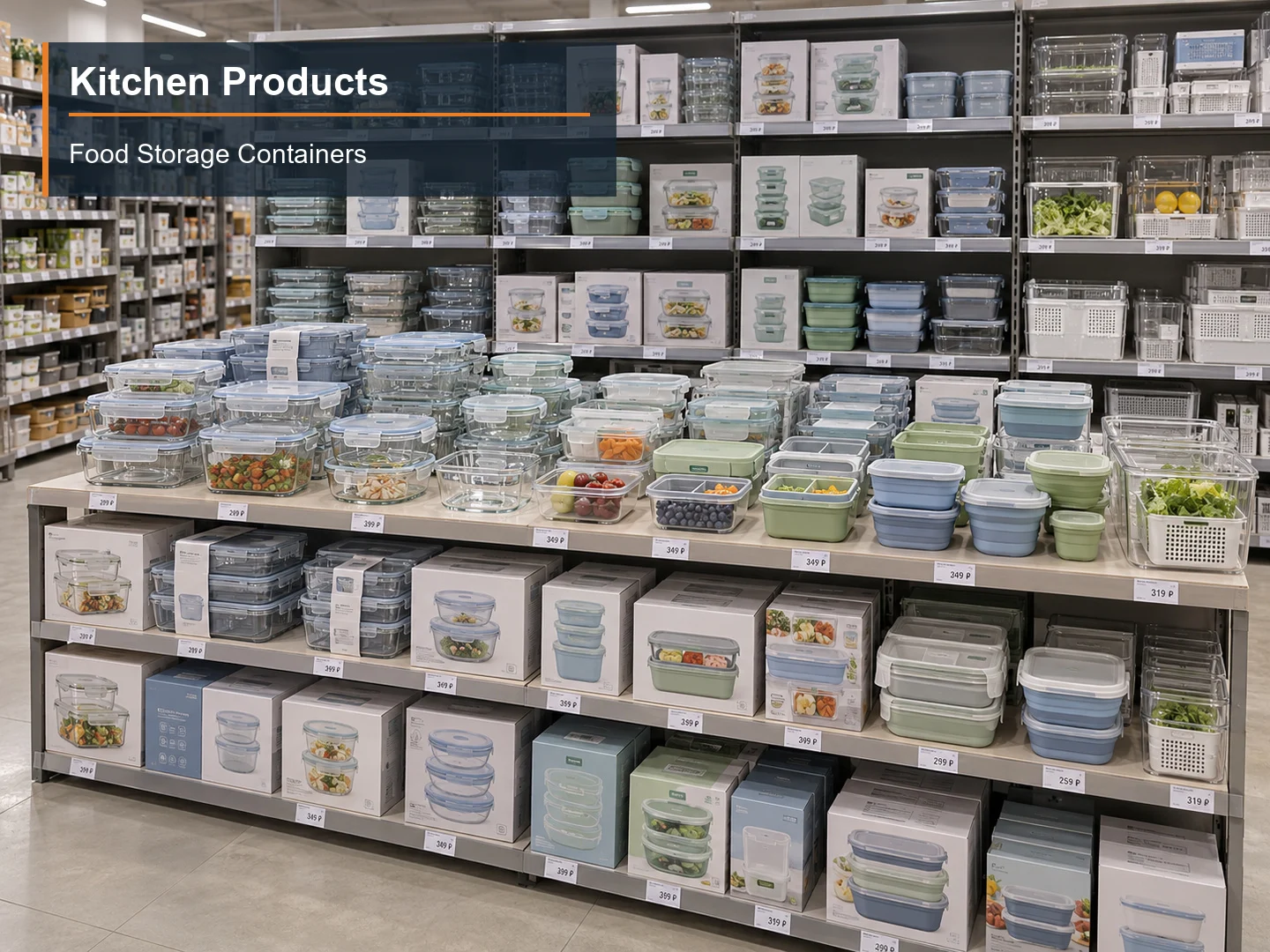 Food Storage Containers numbered subcategory photograph