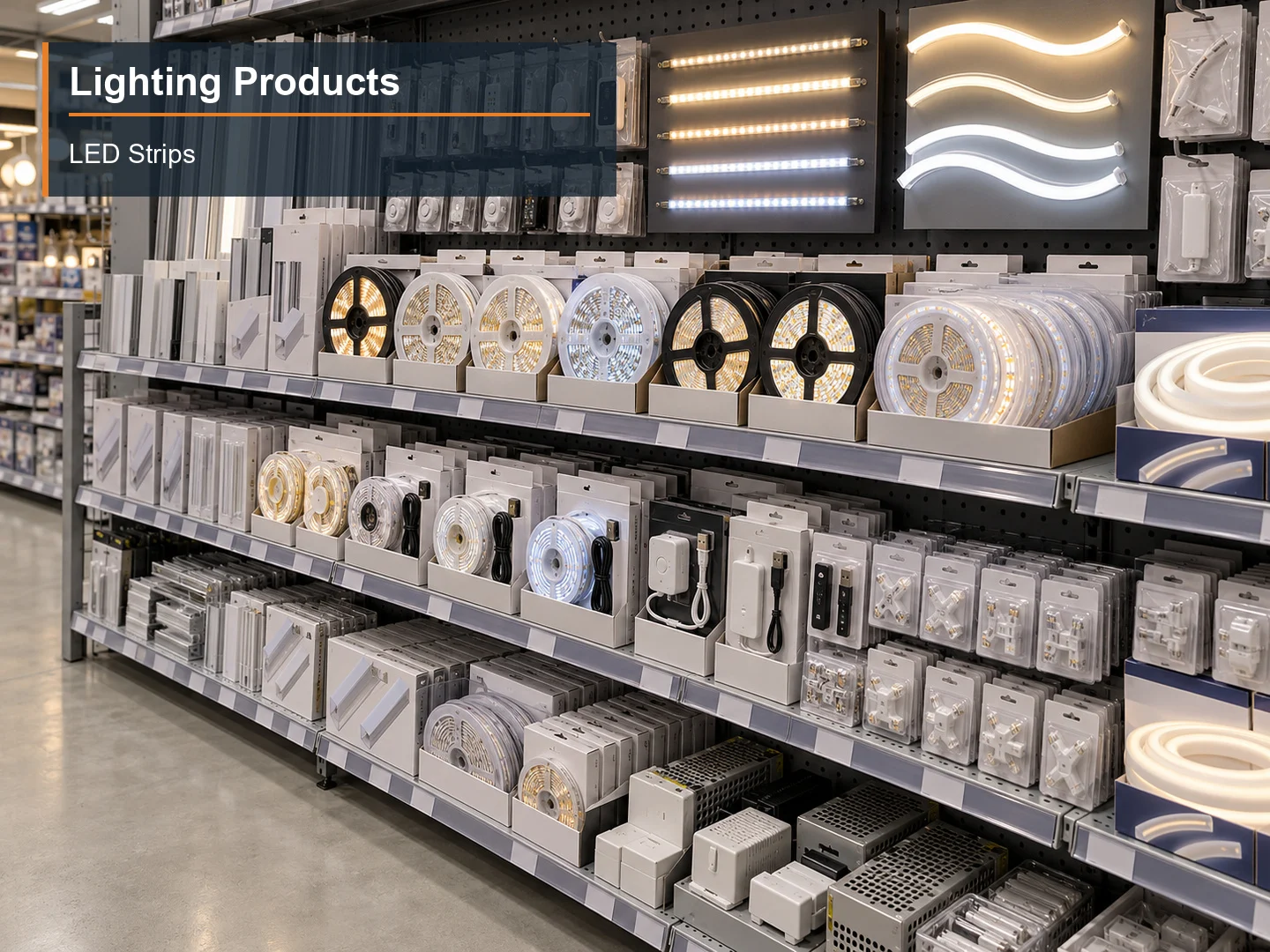 LED Strips numbered subcategory photograph