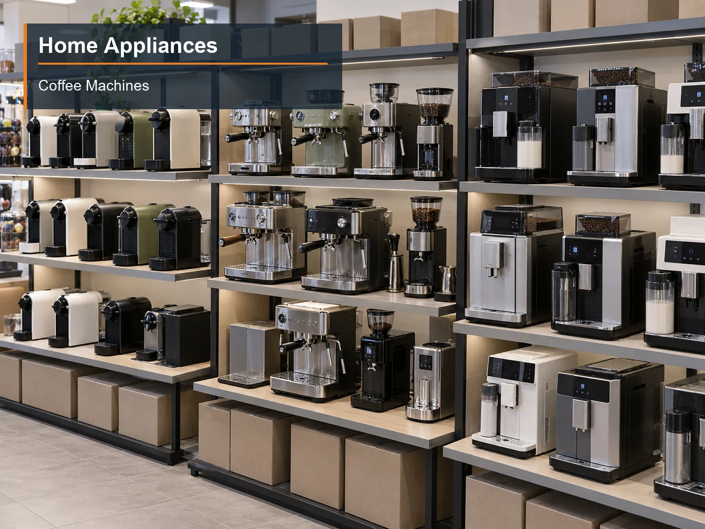 Coffee Machines numbered subcategory photograph