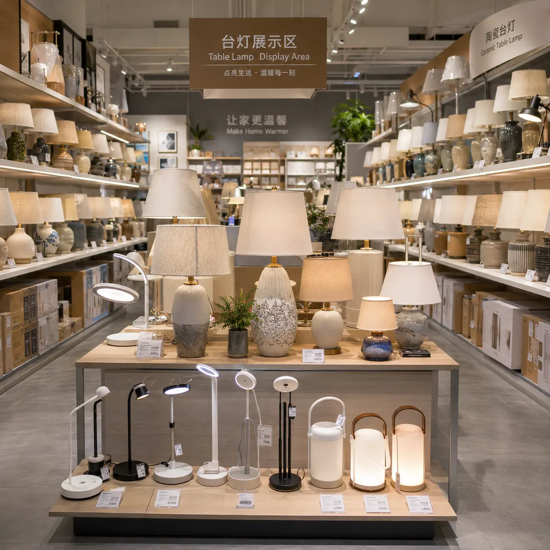 Table & Portable Lamps illustrative catalogue range