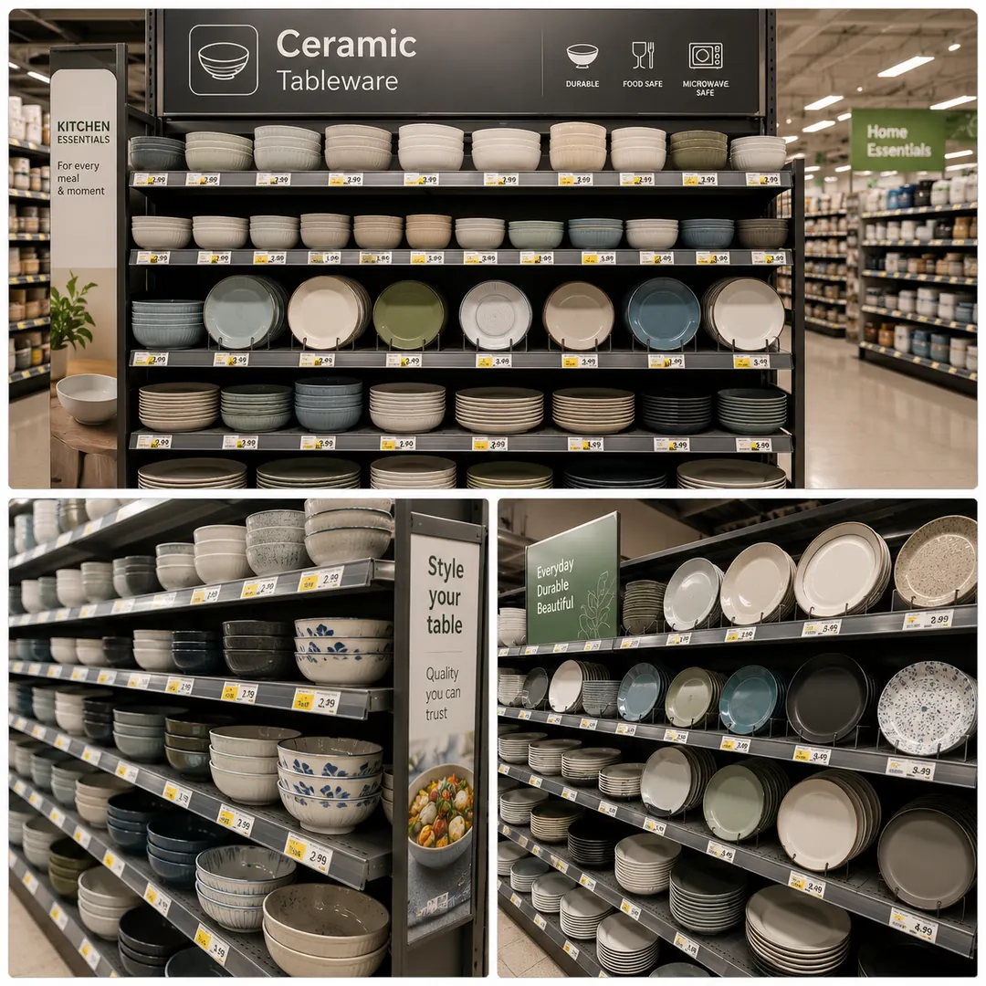 Ceramic Plates & Bowls illustrative catalogue range