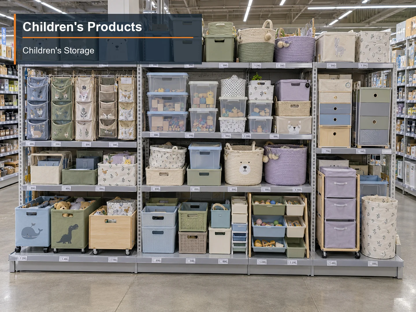 Children's Storage numbered subcategory photograph