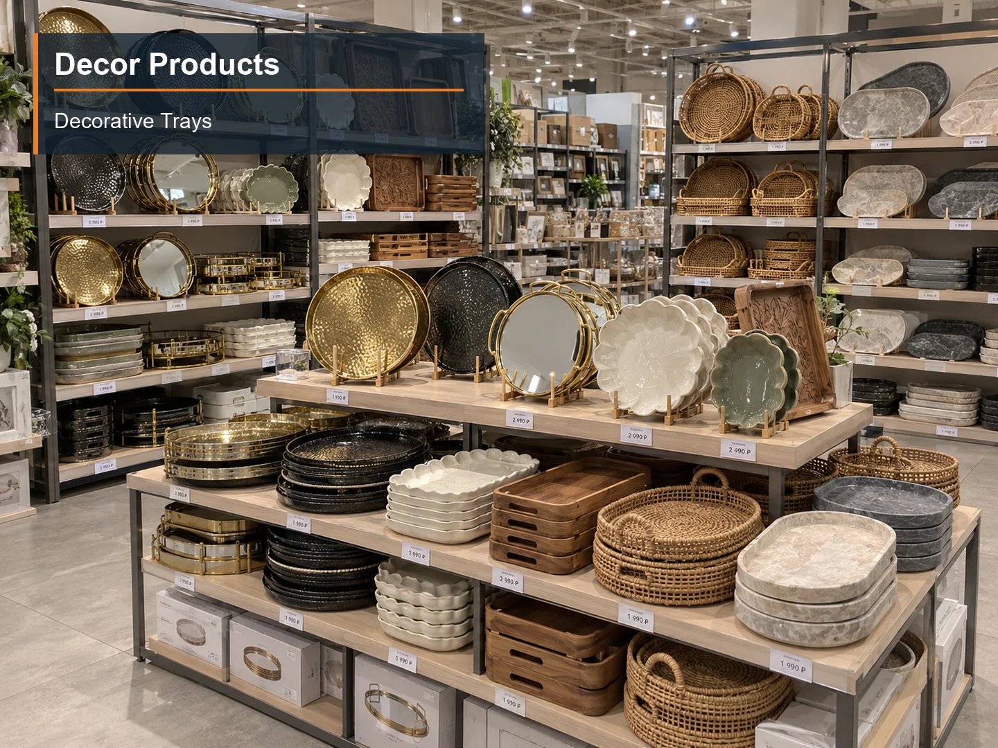 Decorative Trays numbered subcategory photograph