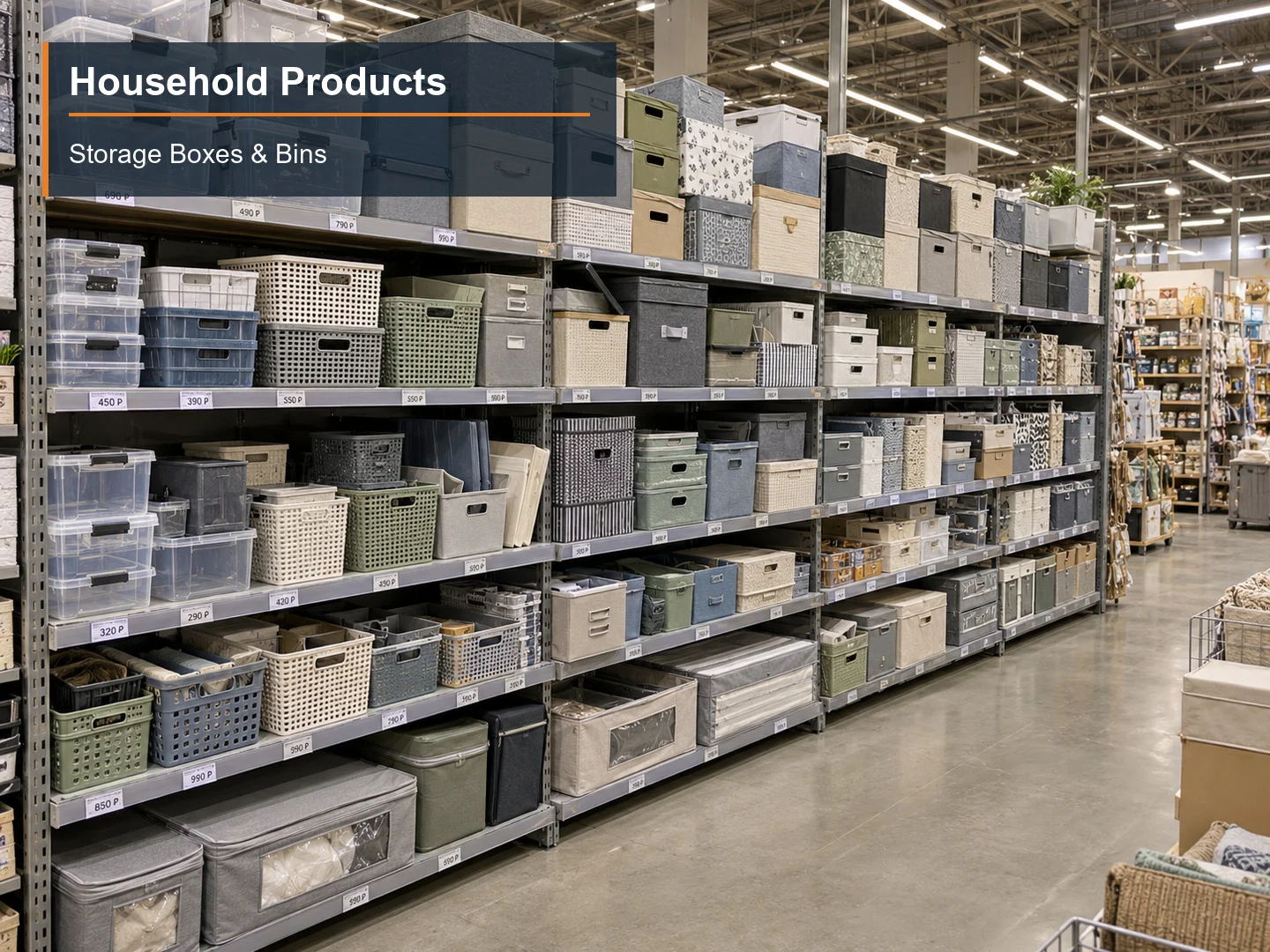 Storage Boxes & Bins numbered subcategory photograph