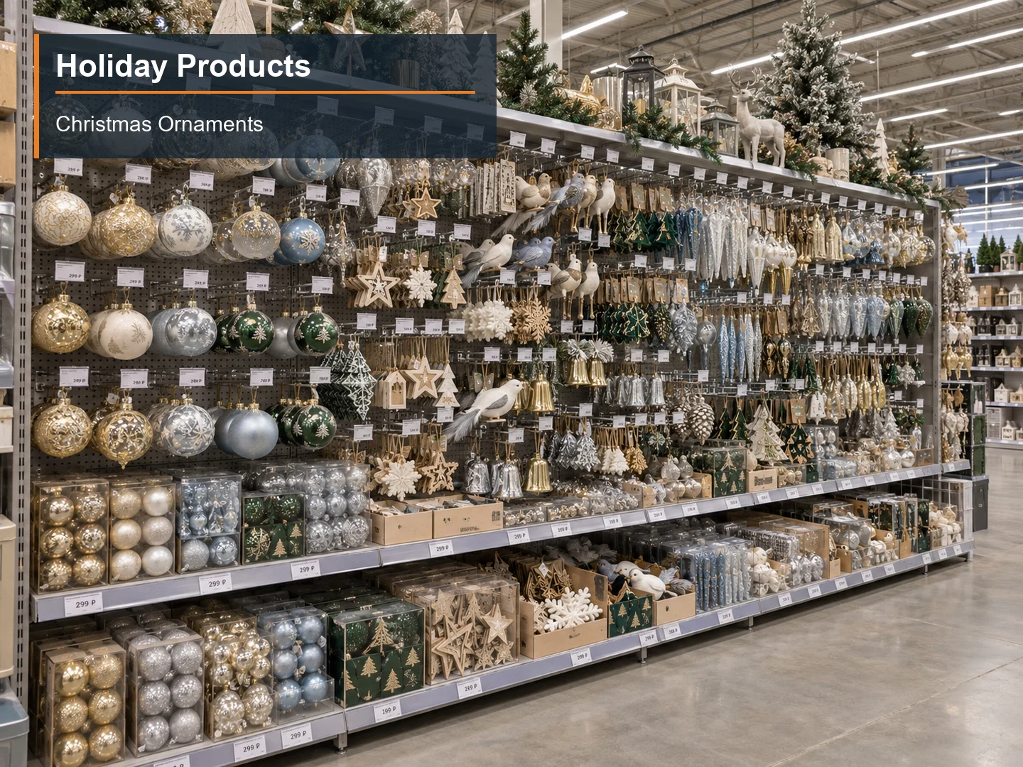 Christmas Ornaments numbered subcategory photograph