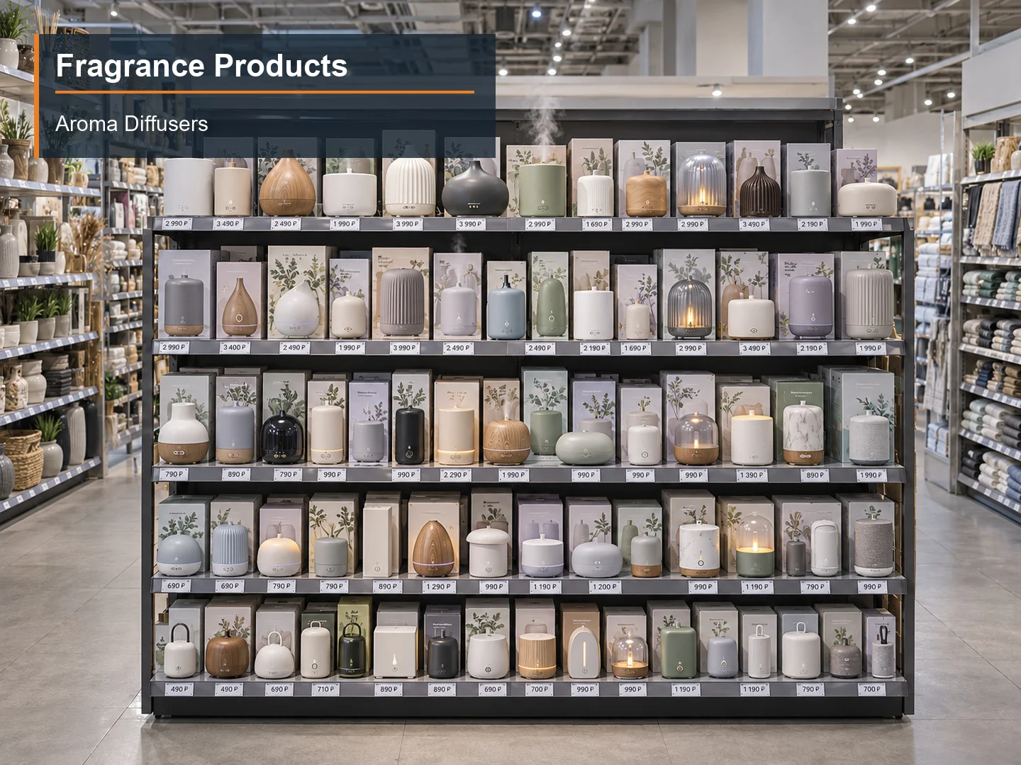 Aroma Diffusers numbered subcategory photograph