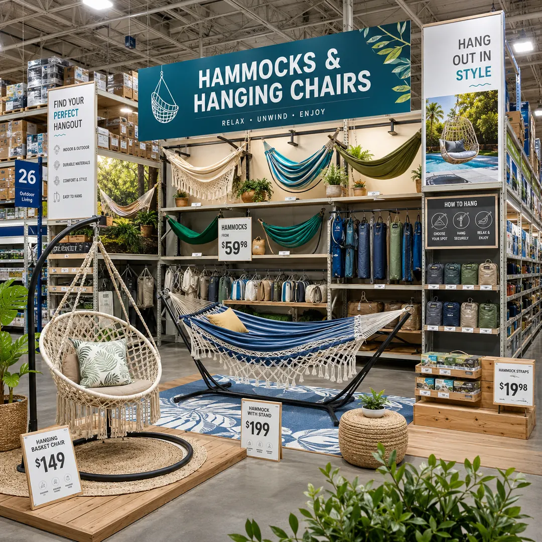 Hammocks & Hanging Chairs illustrative catalogue range