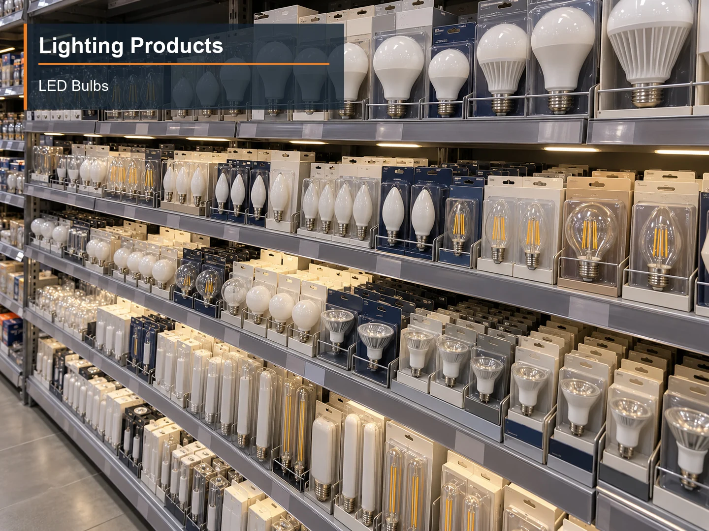 LED Bulbs numbered subcategory photograph