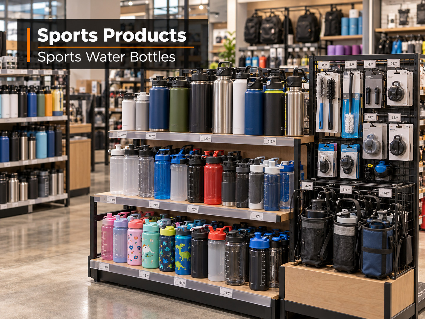 Sports Water Bottles numbered subcategory photograph