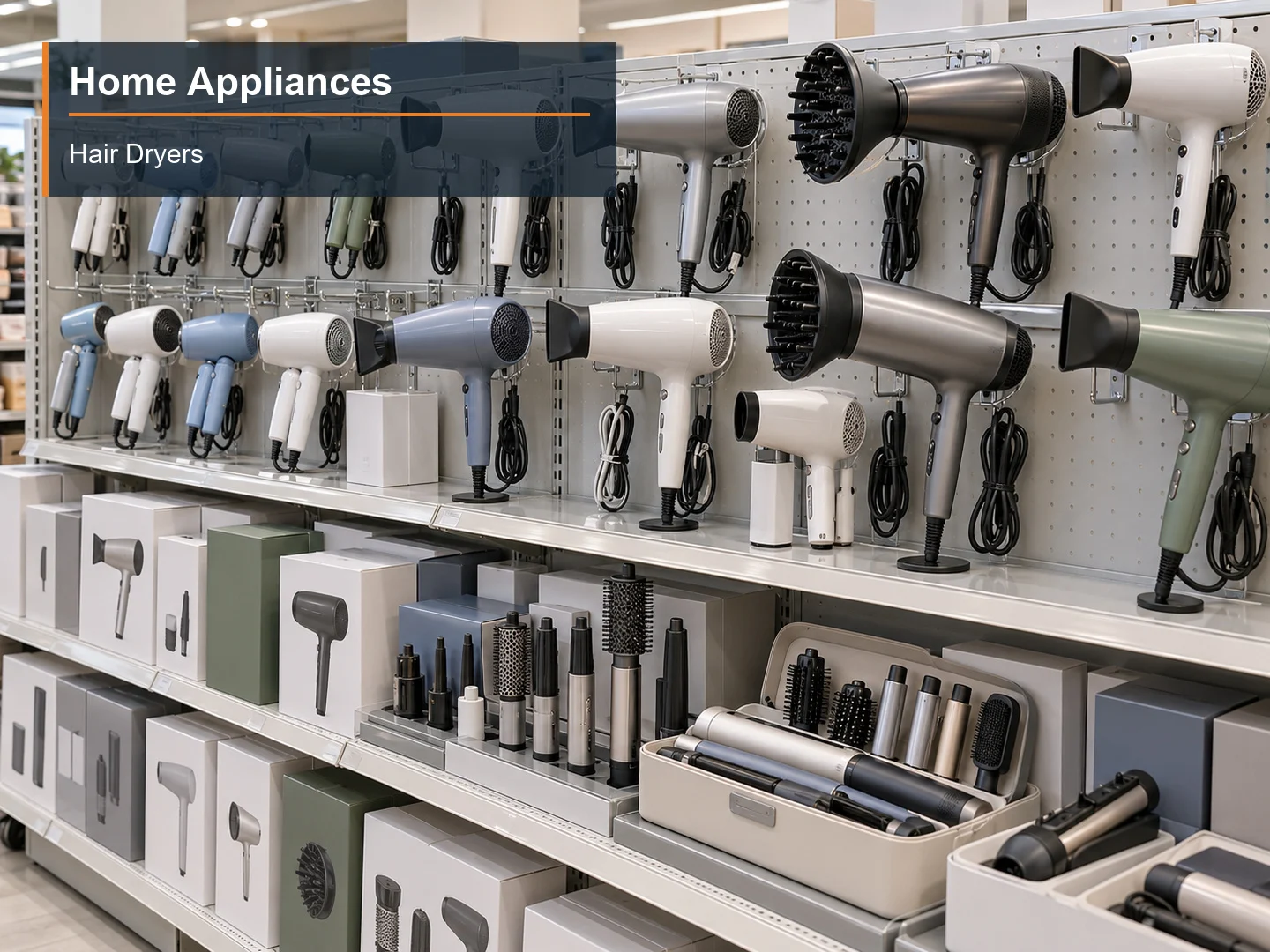 Hair Dryers numbered subcategory photograph