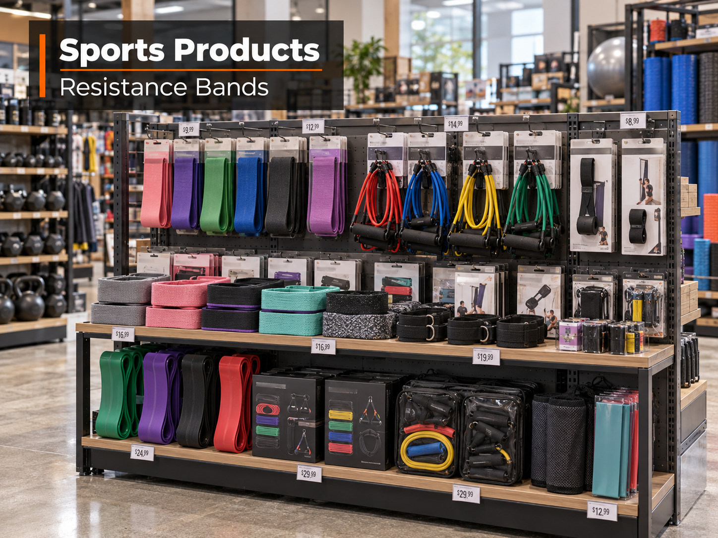 Resistance Bands numbered subcategory photograph